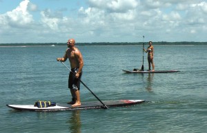 This is Chris and I in Hilton Head a few years ago. I want to look way better than him next time we go paddle boarding.