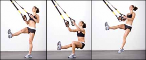 Just one of the different squat variations you can do on a TRX